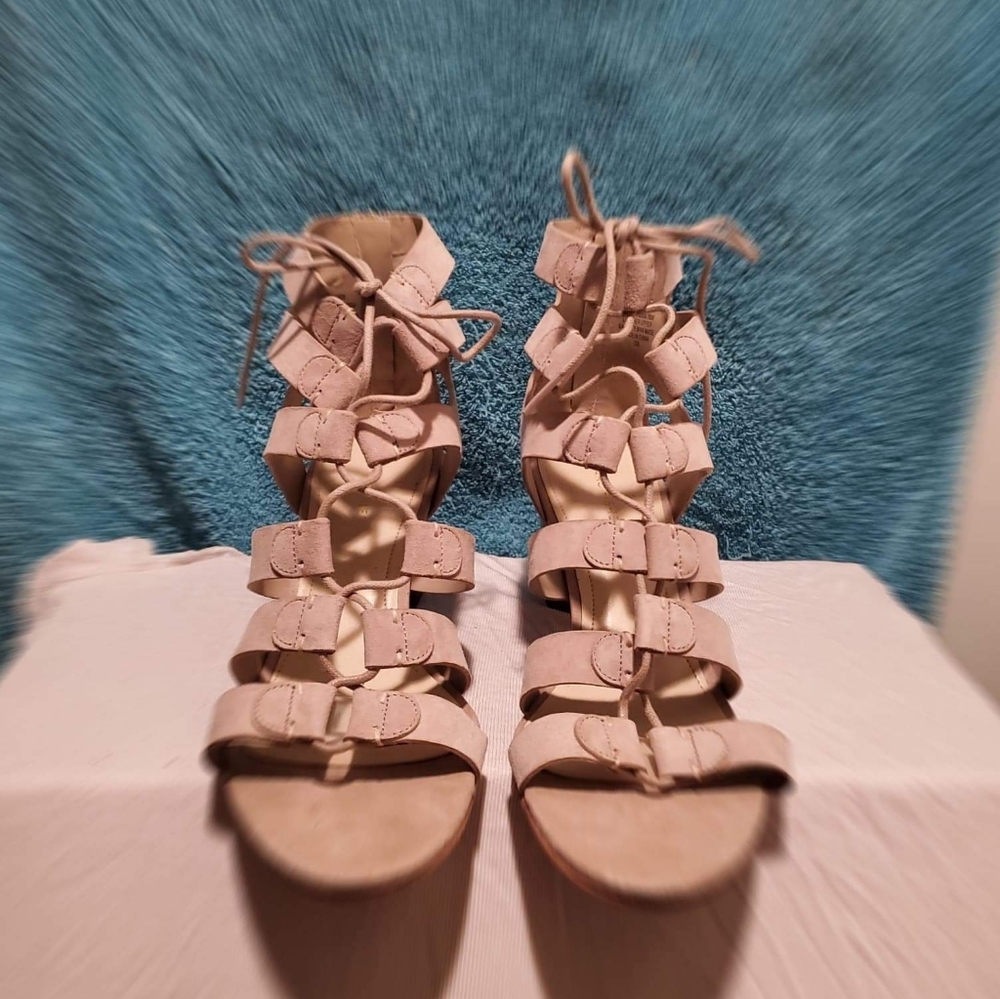 Marc Fisher heeled leather sandals